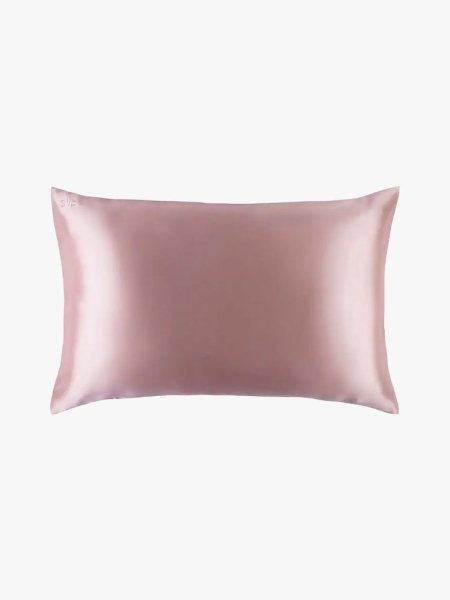 Slip Pure Silk Pillowcase in branded component on a light gray background
