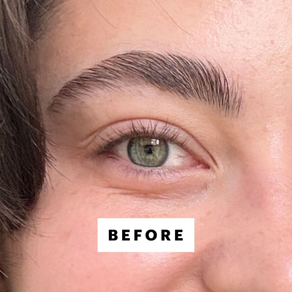 Felbin before applying the Ilia Limitless Lash Mascara