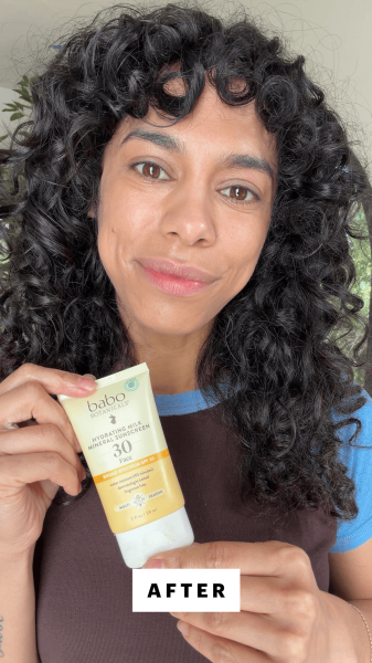 Image may contain Adult Person Bottle Lotion Face Head Photography Portrait Body Part Finger Hand and Black Hair