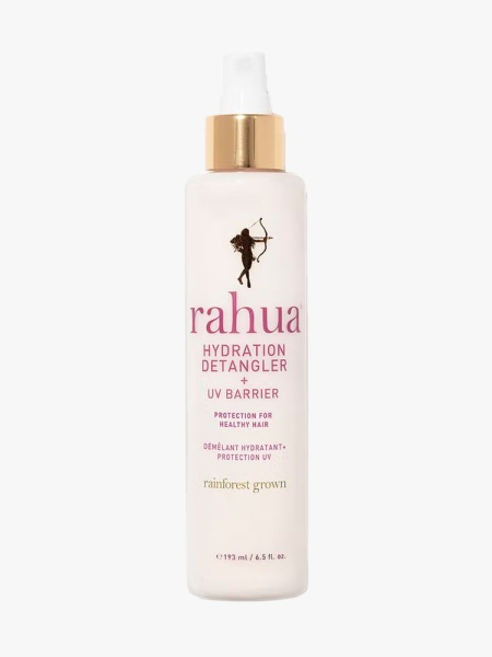 Rahua Hydration Detangler + UV Barrier in branded component on a light gray background